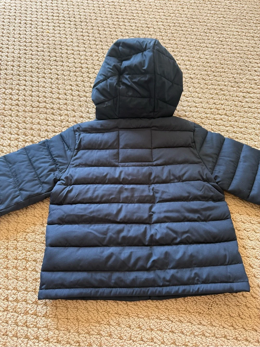 Gap Navy Puffer Hooded Jacket - Kids